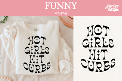 Hot Girls Hit Curbs SVG Product Image 1