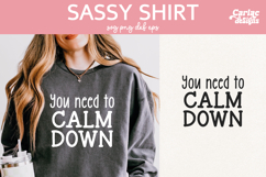 Sassy Girl Quote SVG PNG Bundle Product Image 9