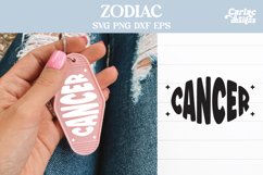 Zodiac Signs Motel Keychain SVG, Zodiac Signs Keychain SVG Product Image 4