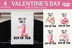 Kitchen Towel Sublimation, Valetines Day Sublimation Product Image 1