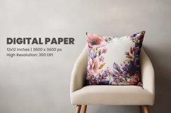 Floral Flower Digital Paper Product Image 2