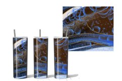 Abstract Jellyfish Tumbler Sublimation 20 Oz Product Image 4
