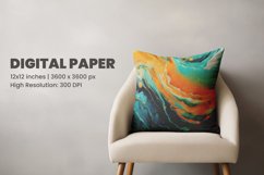 Colorful marble digital paper Product Image 3