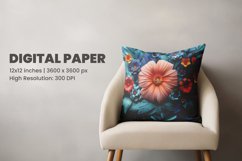 3D Flower Paper Digital Paper Product Image 2