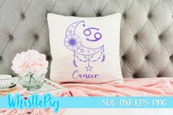 Crescent Moon Zodiac Signs Svg Zodiac Symbols Svg Astrology Product Image 4