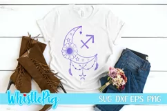 Zodiac Signs Zodiac Symbols Astrology Crescent Moon Zodiac Product Image 4