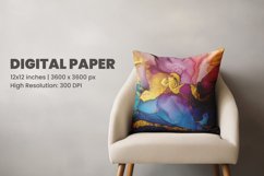 Colorful marble texture digital paper Product Image 3