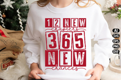 12 New Chapters 365 New Chances Svg Design Product Image 1
