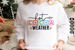 Hot Cocoa Weather Svg Design Product Image 3