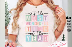 It's The Most Wonderful Time Of The Year Svg Design Product Image 1