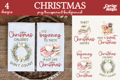 Christmas Kitchen Towel Sublimation, Farmhouse Kitchen Towel Product Image 1