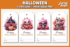 Halloween Gift Tags, Printable Tags PNG Product Image 1
