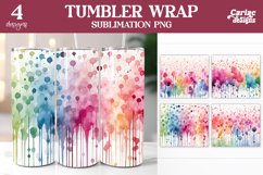 Colorful Tumbler Wrap | Tumbler Sublimation Wrap Bundle Product Image 5
