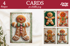 Christmas Cards, Merry Christmas Printable Cards Product Image 1