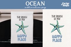 Kitchen Towel Sublimation, Sea Lover Sublimation Bundle Product Image 6
