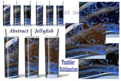 Abstract Jellyfish Tumbler Sublimation 20 Oz Product Image 1