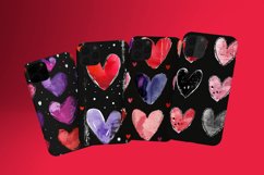 Watercolor Heart Seamless Digital Paper Product Image 4