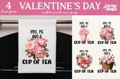 Kitchen Towel Sublimation, Valetines Day Sublimation Product Image 1