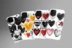 Red And Gold Marble Digital Paper Product Image 5