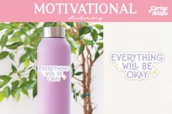 Inspirational Sticker, Motivational Sticker, Printable PNG Product Image 1