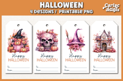 Halloween Gift Tags, Printable Tags PNG Product Image 1