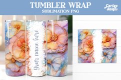 Tumbler Sublimation Wrap, Alcohol Ink Tumbler Wrap Product Image 5