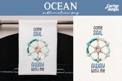 Kitchen Towel Sublimation, Sea Lover Sublimation Bundle Product Image 8