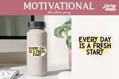 Inspirational Sticker, Motivational Sticker, Printable PNG Product Image 1