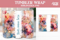 Tumbler Sublimation Wrap, Alcohol Ink Tumbler Wrap Product Image 6