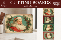 Christmas Cutting Board Sublimation Desins Product Image 1