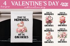 Kitchen Towel Sublimation, Valetines Day Sublimation Product Image 1