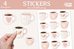 Cute Printable Stickers, Stickers Sheet, Planner Stickers Product Image 1