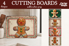 Christmas Cutting Board Sublimation Desins Product Image 1