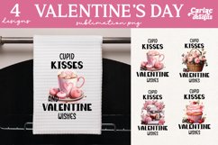 Kitchen Towel Sublimation, Valetines Day Sublimation Product Image 1