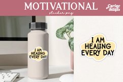 Inspirational Sticker, Motivational Sticker, Printable PNG Product Image 1
