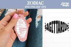 Zodiac Signs Motel Keychain SVG, Zodiac Signs Keychain SVG Product Image 10