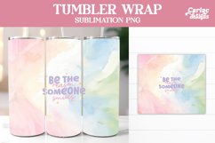 Tumbler Sublimation Wrap, Motivational Tumbler Wrap Product Image 1