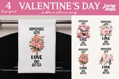 Kitchen Towel Sublimation, Valetines Day Sublimation Product Image 1