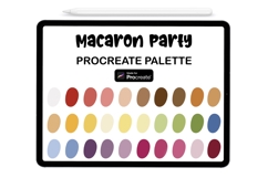 Macaron Party Procreate Palette - Procreate Color Palette