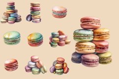 Macaroons | Watercolor Clipart PNG Product Image 2