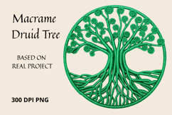 Macrame Druid Tree PNG | Celtic Tree of Life Clipart Product Image 1