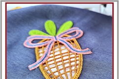 Easter Carrot Cutwork Richelieu Machine Embroidery Design Product Image 5