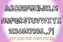 Mad Cow Print Handwriting Alphabet Lettering ABC Text Font Product Image 2