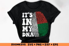 It's in my DNA Madagascar Flag Fingerprint Sublimation Product Image 2