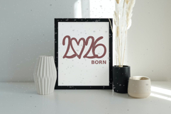 Made Born 2026 cutting file SVG DXF FCM Product Image 4