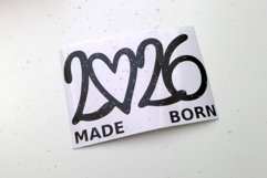 Made Born 2026 cutting file SVG DXF FCM Product Image 5