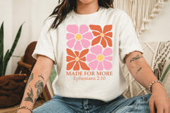 Made For More PNG, Christian Floral Verse Design Product Image 3