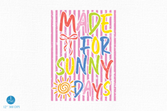Made For Sunny Days Preppy PNG, Summer Coquette Beach Product Image 1