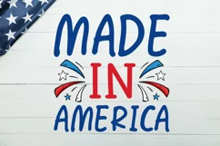 Made in america SVG, 4th of july SVG Design Product Image 2