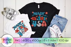 Made In The USA Sublimation | Retro Patriotic Sublimation Product Image 1